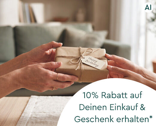 Geschenk wird von einer Person an eine andere &uuml;bergeben. 